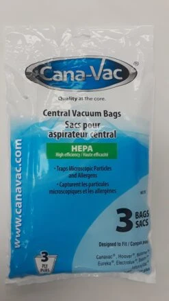 Cana-Vac HEPA Vacuum Bags (3-Pack) [060115]