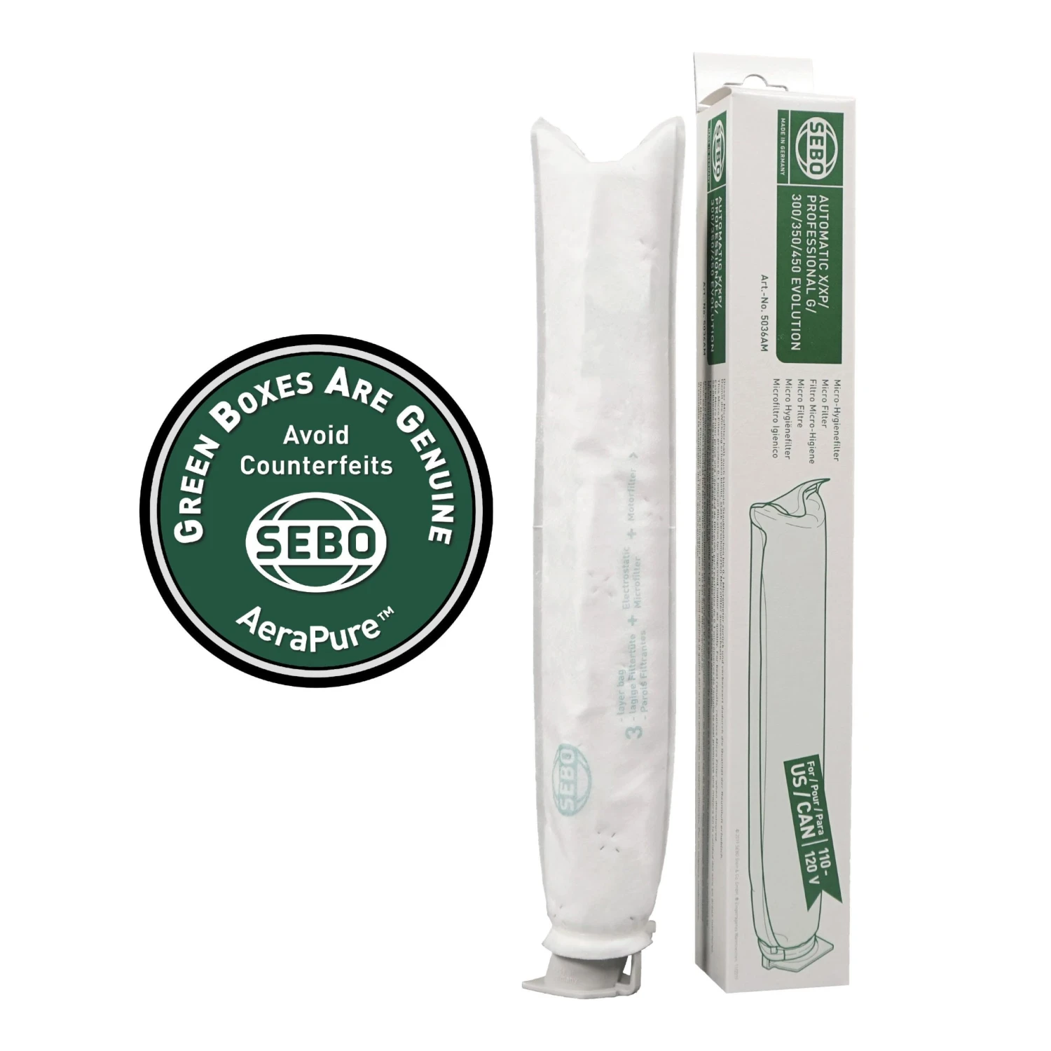 SEBO Micro/Hospital-Grade Filter [5036AM]