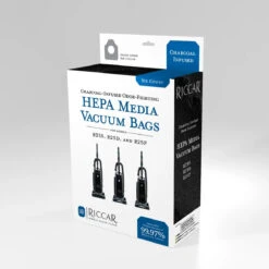 Riccar Charcoal-Lined HEPA Media Bags (6-Pack) [R25HC-6]