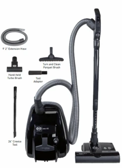 SEBO AIRBELT K3 Premium Canister Vacuum With Value Pack (Black) [90688AM]
