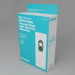 Simplicity Freedom S10 HEPA Media Bags With Charcoal Filtration (6-Pack) [SLHC-6]