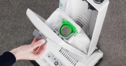 SEBO AUTOMATIC X7 Premium Upright Vacuum (White) [91542AM] -Vacuum Cleaner Equipment Store x7 white bag change